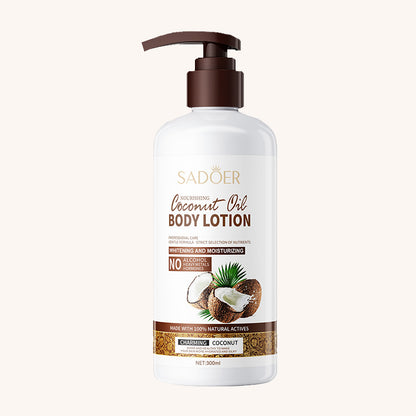 🔥 Natural coconut body lotion, includes a beautiful gift set!