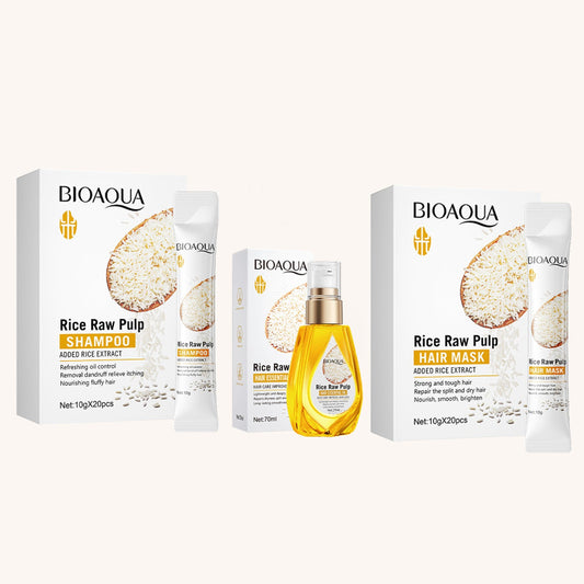 Hair Mask & Hair Oil & Shampoo Set