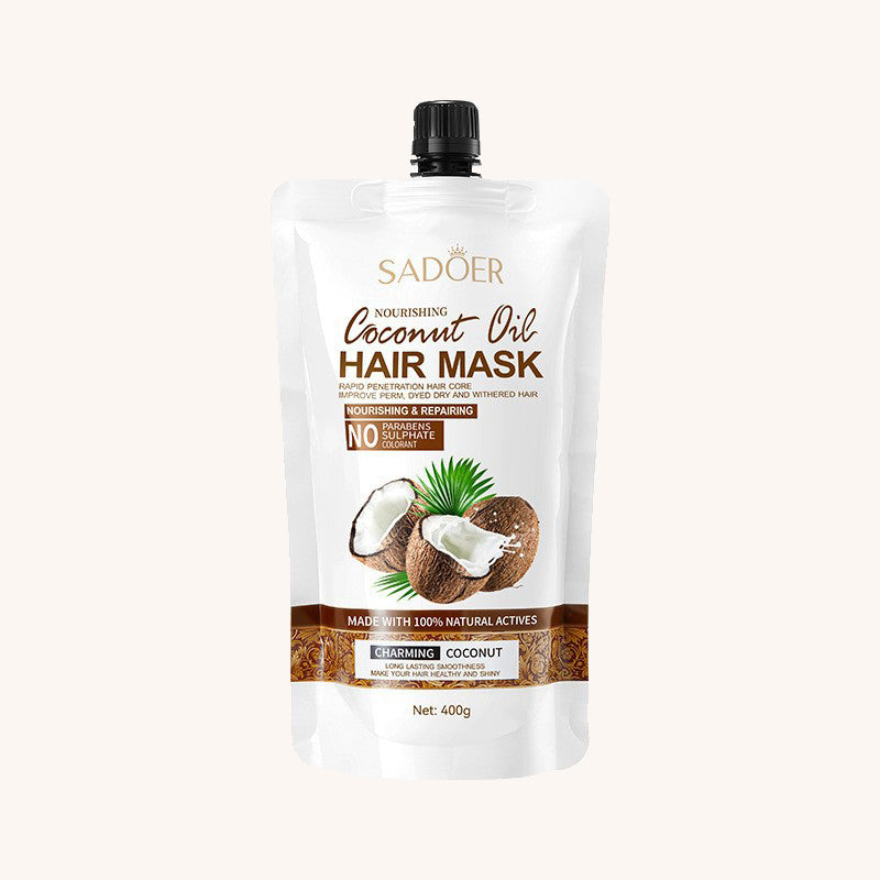 Coconut hair and skin care set (three pieces)