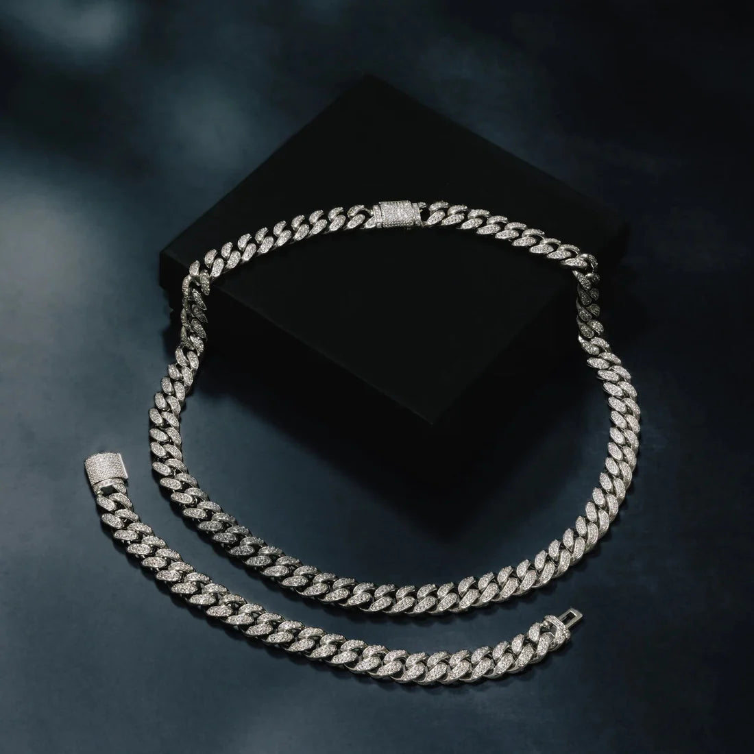 12mm Cuban Chain & Bracelet Bundle