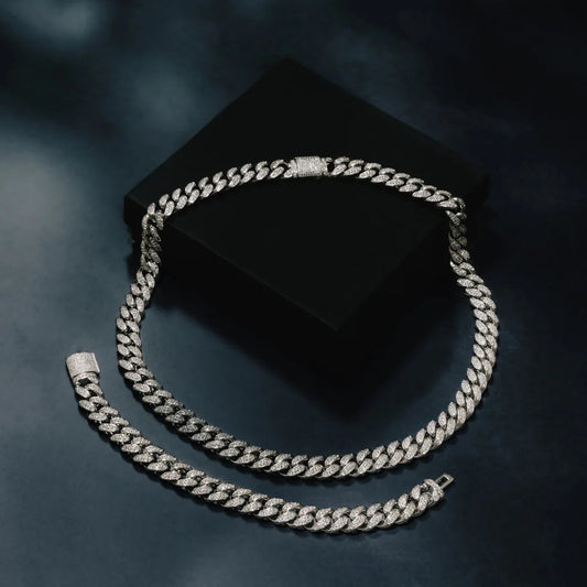 12mm Cuban Chain & Bracelet Bundle