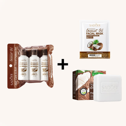 Coconut Hair & Body 3-Piece Set