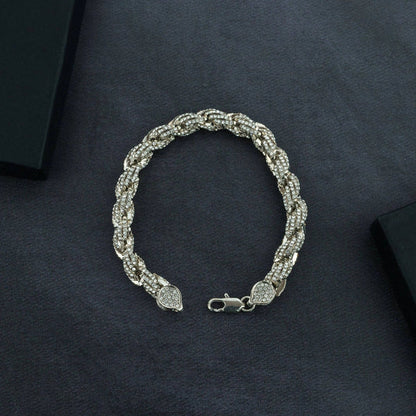 9mm Iced Rope Bracelet & Chain Bundle (no reviews yet)