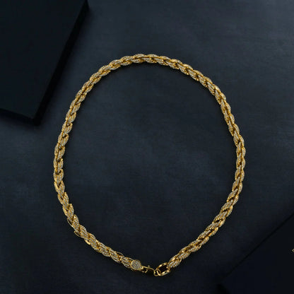 9mm Iced Rope Bracelet & Chain Bundle (no reviews yet)