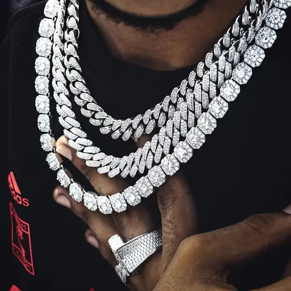 12mm Cuban Chain & Bracelet Bundle